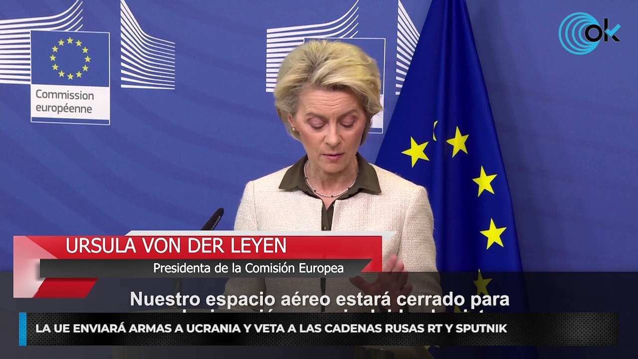 La UE enviará armas a Ucrania y veta a las cad...