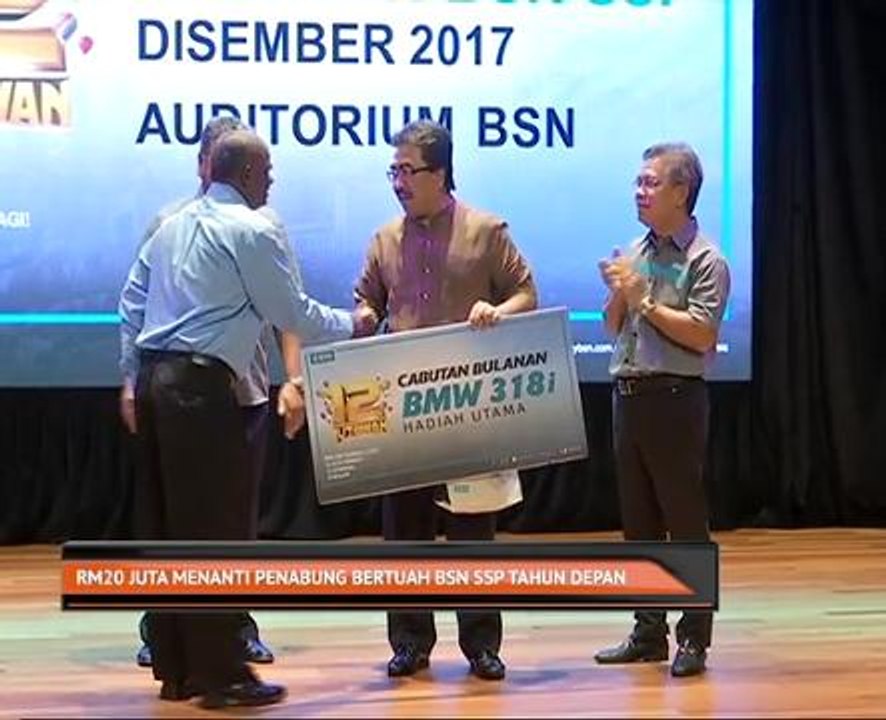 RM20 juta menanti penabung bertuah BSN SSP tahun depan