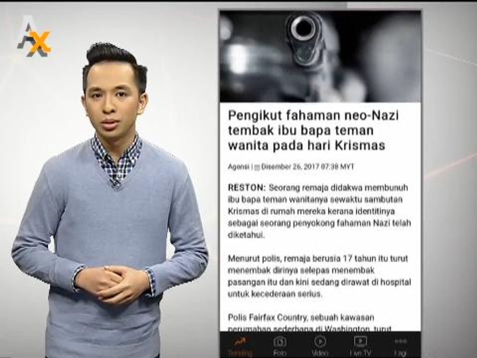 Pengikut fahaman neo-Nazi tembak ibu bapa teman...