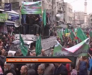 Pengisytiharan Baitulmaqdis sebagai ibu negara Israel: Jordan teruskan protes