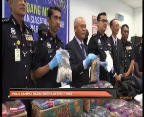 Polis rampas dadah bernilai RM1.7 juta