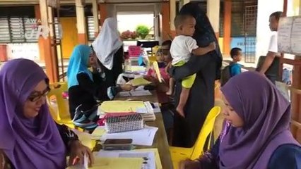 #AWANIJr: Suasana hari pertama pendaftaran persekolahan 2018