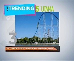 5 roller coaster menakutkan di dunia! Mana paling thrill?