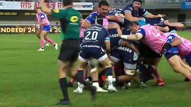 TOP 14 - Essai de Alexandre BECOGNEE (MHR) - Montpellier Hérault Rugby - Stade Français Paris - J19 - Saison 2021/2022