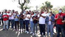 Juventud nicaragüense rinde homenaje al 