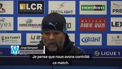 26e j. - Sampaoli : "Nous avons contrôlé ce match"