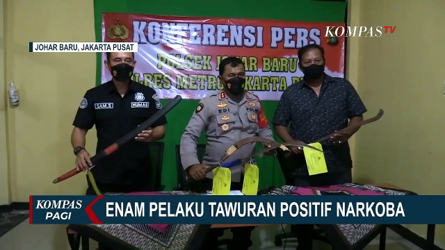 Polisi Ringkus 10 Remaja Pelaku Tawuran di Johar Baru, 6 Diantaranya Positif Pakai Narkoba