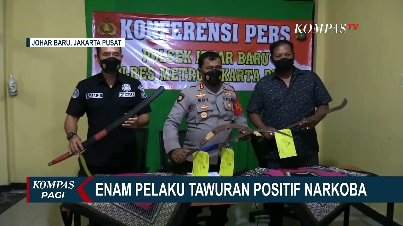 Polisi Ringkus 10 Remaja Pelaku Tawuran di Johar Baru, 6 Diantaranya Positif Pakai Narkoba