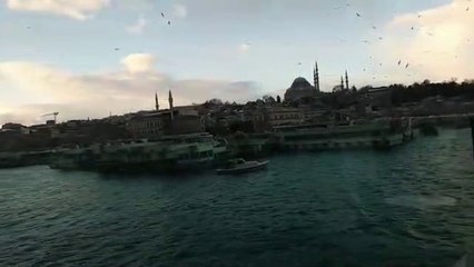 Berlayar Di Selat Bosphorus Turki