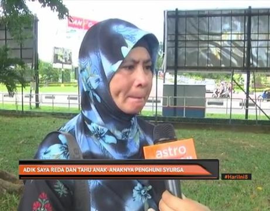Kemalangan Lenggong: Adik saya reda dan tahu anak-anaknya adalah penghuni syurga