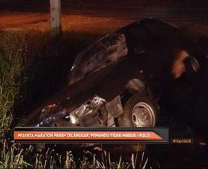 Peserta maraton parah dilanggar, pemandu tidak mabuk - Polis