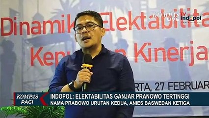 Download Video: Indopol: Survei Elektabilitas Capers 2024, Nama Ganjar Pranowo Tertinggi