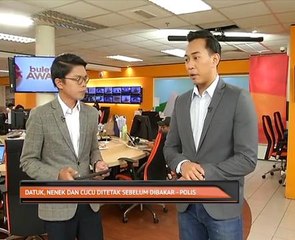 Datuk, nenek dan cucu ditetak sebelum dibakar - Polis