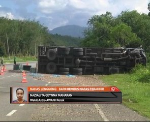 Nahas Lenggong: Bapa tiga beradik maut hembus nafas terakhir