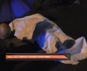 Warga emas maut, rakan parah dirempuh kereta