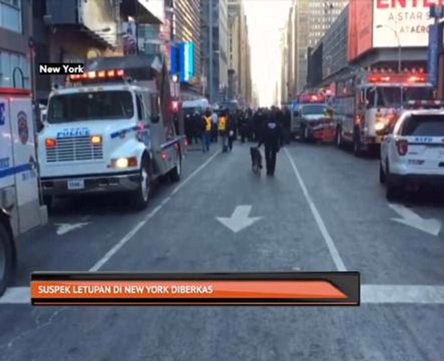 Suspek letupan di New York diberkas
