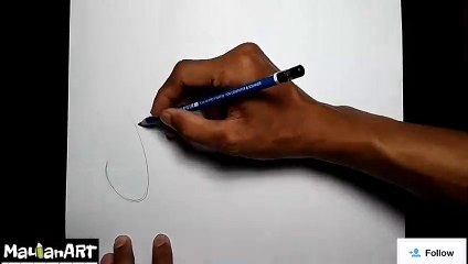 Cara menggambar tulisan 3d di kertas