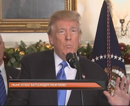 Trump iktiraf Baitulmaqdis milik Israel