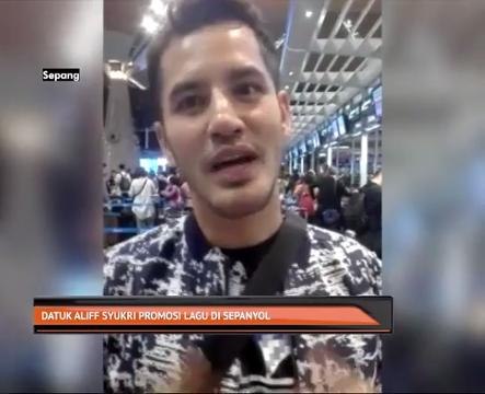 Datuk Aliff Syukri promosi lagu di Sepanyol