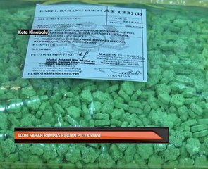 JKDM Sabah rampas ribuan pil ekstasi, tahan lelaki tempatan