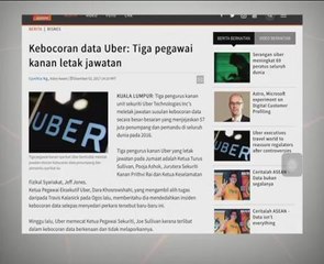 Kebocoran data Uber: Tiga pegawai kanan letak jawatan