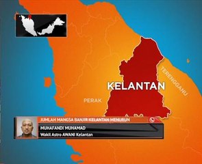 Jumlah mangsa banjir Kelantan menurun