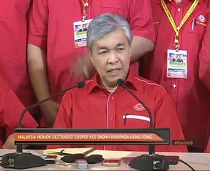 Malaysia mohon ekstradisi suspek kes dadah daripada Hong Kong