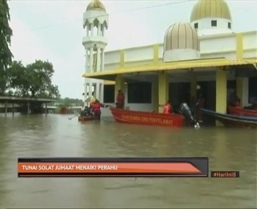 Tunai solat Jumaat menaiki perahu