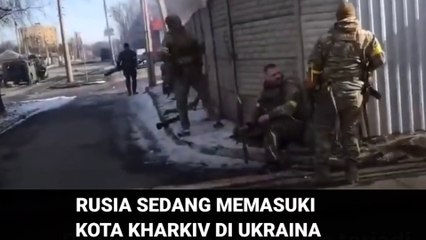 PERANG PECAH RUSIA VS UKRAINA DI KOTA KHARKIV