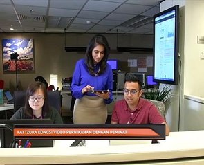 Fattzura kongsi video pernikahan dengan peminat