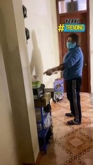 Xúc động hình ảnh cô gái F0 phải cách ly được chủ trọ chăm sóc như con ruột