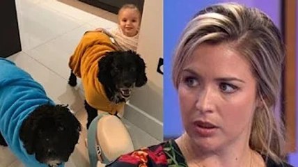'They are family!' Gemma Atkinson addresses concerns about letting dogs near toddler Mia