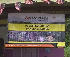 Kelantan dilanda banjir, lebih 130 dipindahkan