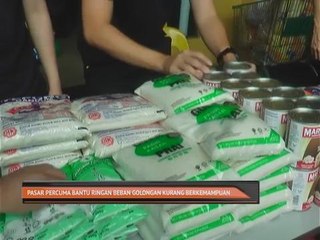 Pasar percuma bantu ringan beban golongan kurang berkemampuan