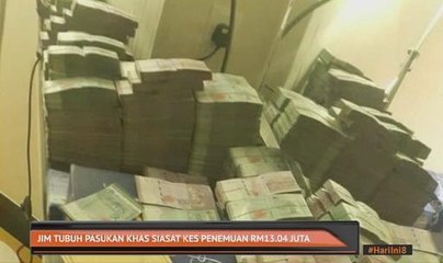 JIM tubuh pasukan khas siasat kes penemuaan RM13.04 juta