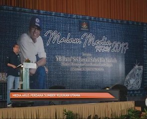 Media arus perdana sumber rujukan utama