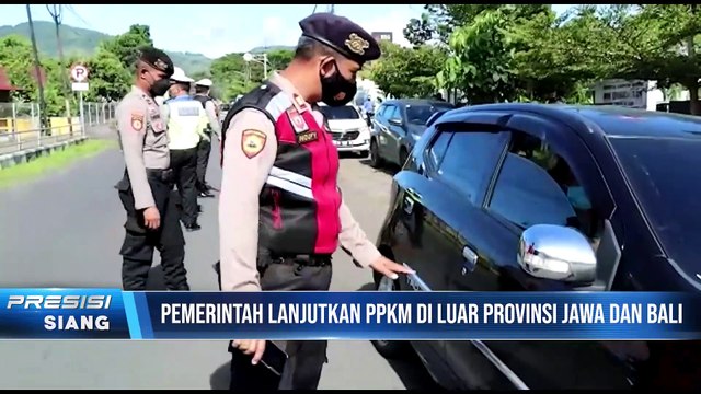 Pemerintah Lanjutkan PPKM di Luar Provinsi Jawa Bali