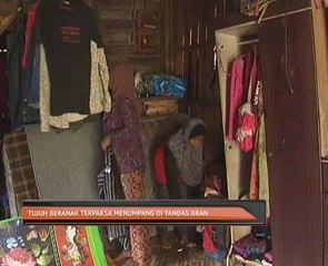 Tujuh beranak terpaksa menumpang di tandas jiran