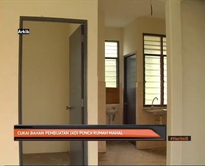 Cukai bahan pembuatan jadi punca rumah mahal