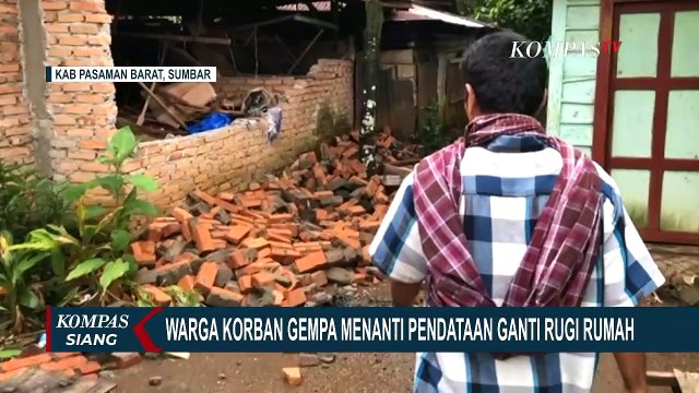 Korban Gempa Bumi Pasaman Barat Menunggu Ganti Rugi dari Pemerintah, BPBD Sumbar Gencarkan Pendataan