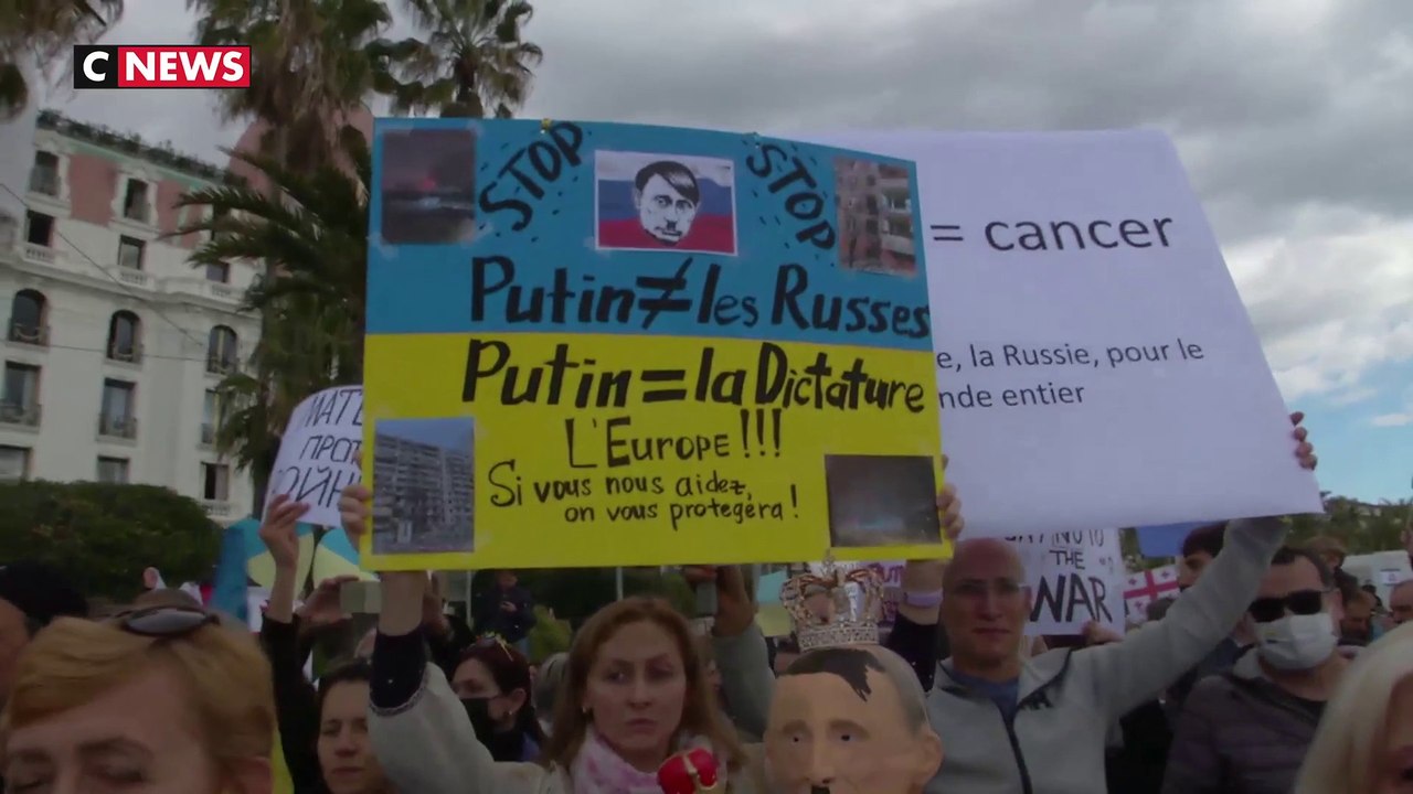 Les Niçois se rassemblent contre la guerre en Ukraine