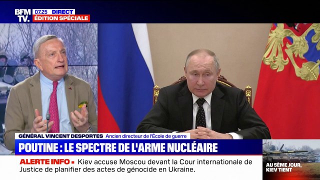 Dissuasion nucléaire: Vladimir Poutine est en train de s'enliser selon le général Vincent Desportes