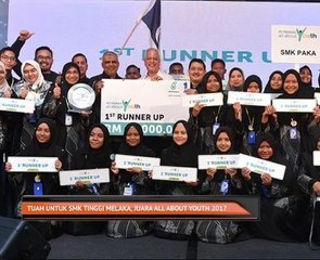 Tuah untuk SMK Tinggi Melaka, juara All About Youth 2017