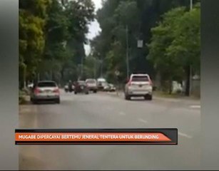 Mugabe dipercayai bertemu jeneral tentera untuk berunding