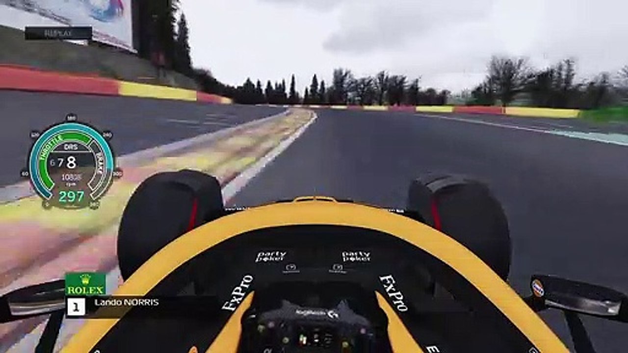 I LOST it at the top of Eau Rouge because of THIS bump!