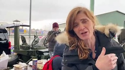 ترحيب باللاجئين الأوكرانيين في بولندا