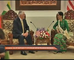 AS bakal salur bantuan 14 juta dolar untuk pelarian Myanmar