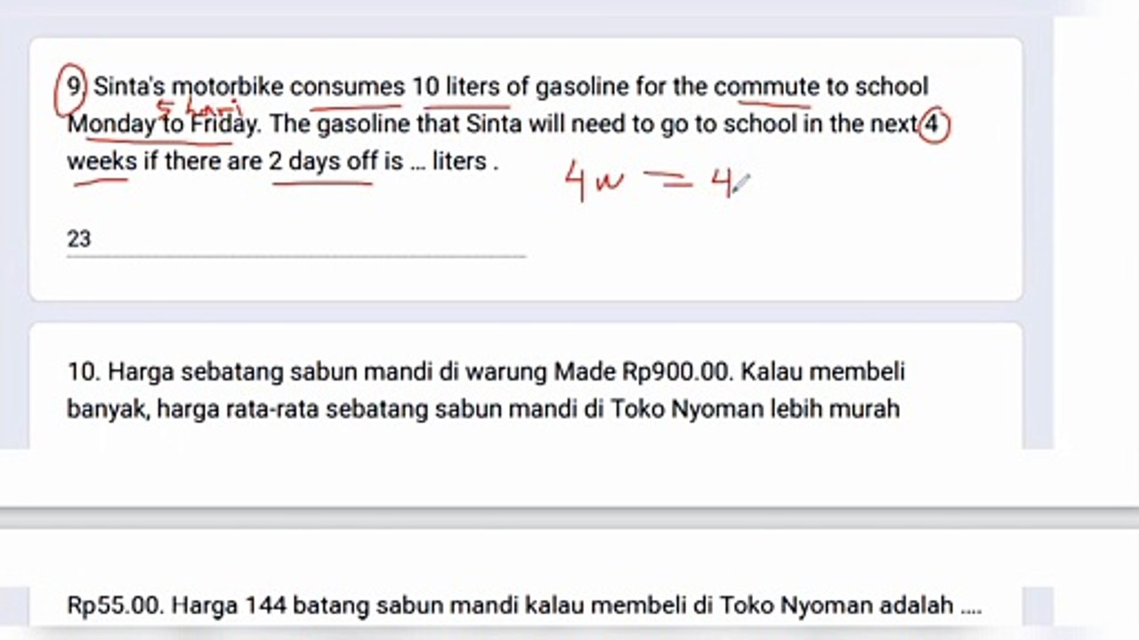 Pembahasan math KSN Bali 2022 No 9