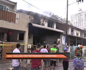 Empat sekeluarga rentung kebakaran di Georgetown