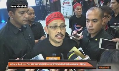 Gejala rasuah dalam kalangan mahasiswa membimbangkan - SPRM